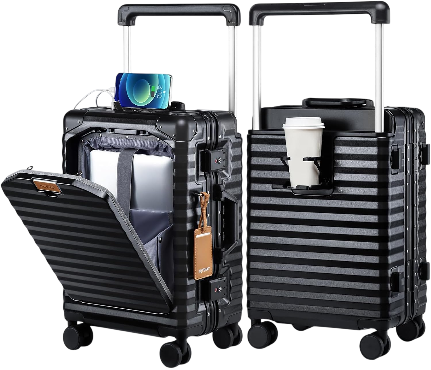 20 Inch Carry on Luggage with Aluminium Frame by Joyway